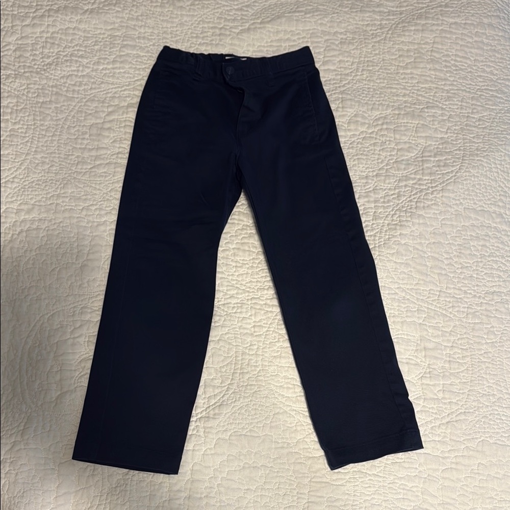 Cat & Jack Boys’ Blue Casual/Uniform Straight Leg Pants Size 7 Used